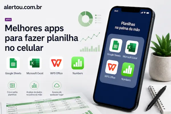 Como fazer planilha no celular melhores apps gratuitos em 2026