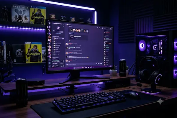 como usar o discord